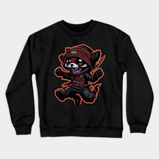 Red Panda Ninja_012 Crewneck Sweatshirt